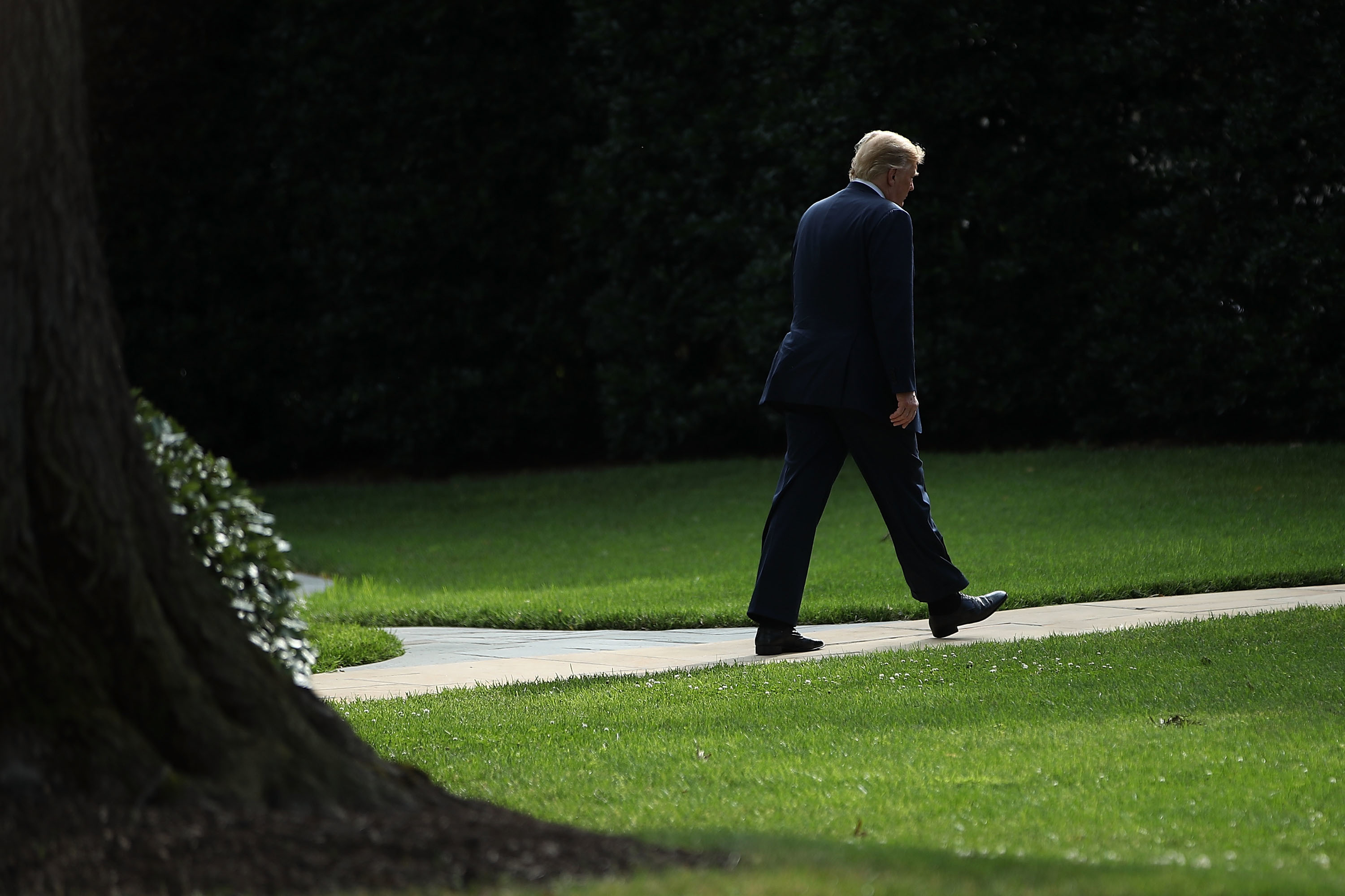 President Trump at the White House on Thursday. Trump plans to announce his next Supreme Court nominee on July 9. (Getty Images)