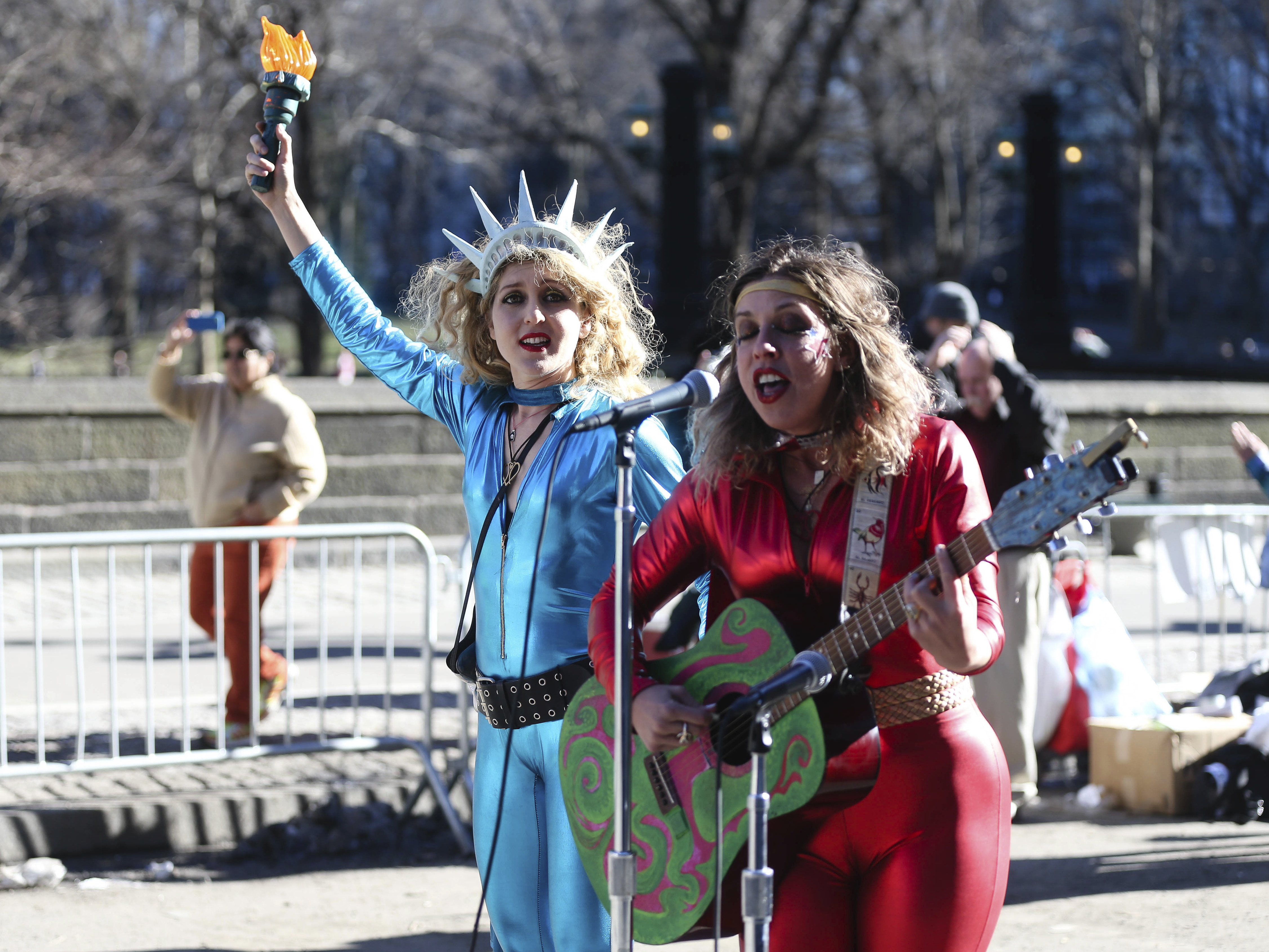 Protestors at a rally in New York City. (LatinContent/Getty Images)