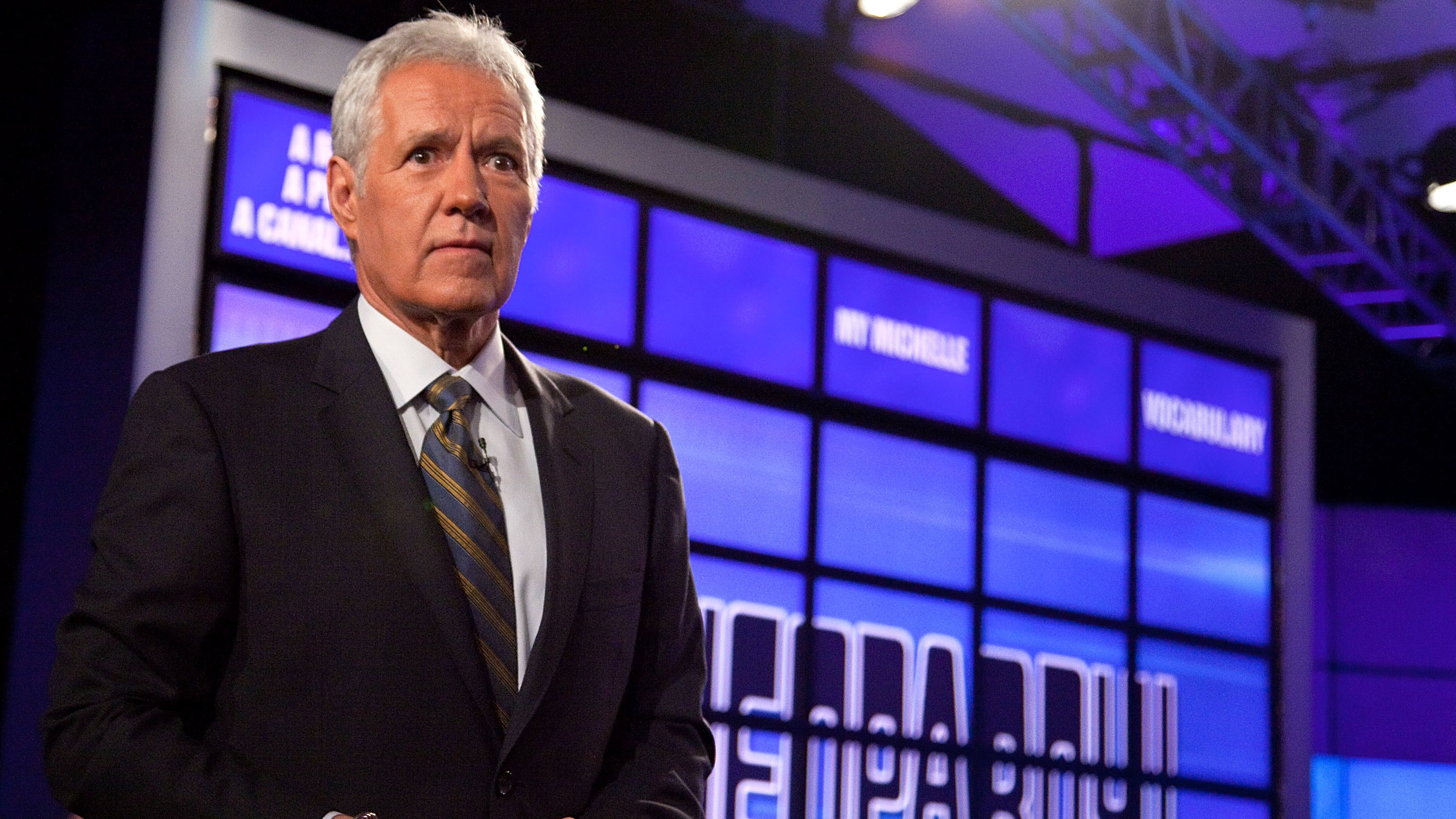 Alex Trebek, the host of <em>Jeopardy!</em> (Getty Images)