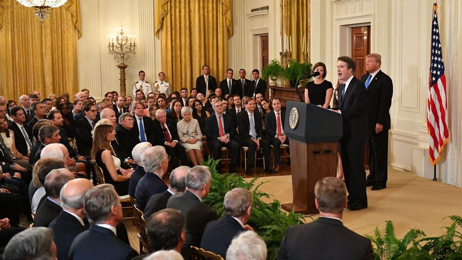 Many considered Brett Kavanaugh the front-runner to replace Justice Anthony Kennedy, even before Kennedy announced his retirement. Despite his credentials, Kavanaugh still met resistance within Trump world. (Mandel Ngan/AFP/Getty Images)