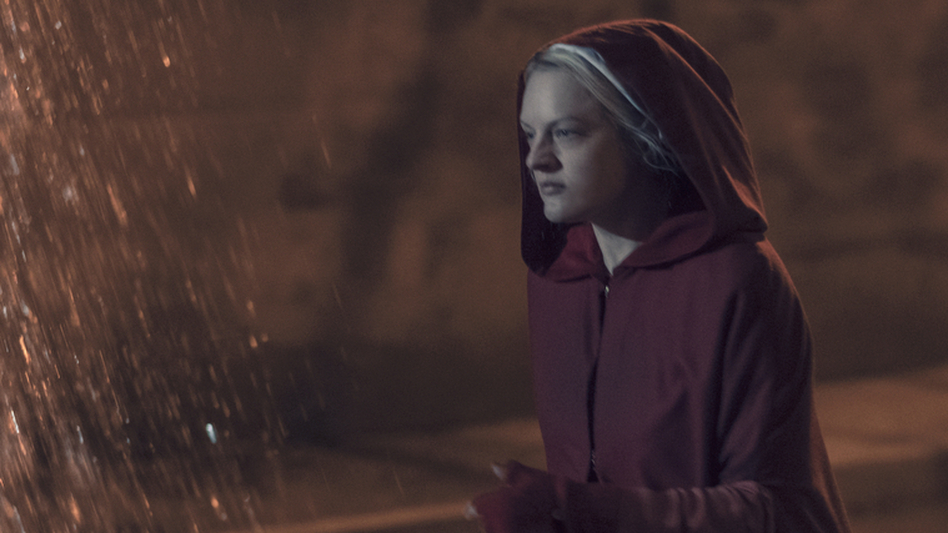 June (Elisabeth Moss) faces big changes in the season finale of <em>The Handmaid's Tale</em>. (George Kraychyk/Hulu)