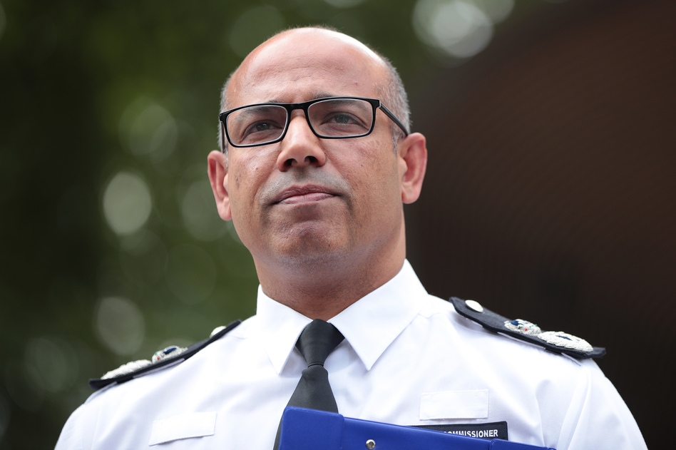 Assistant Commissioner of Specialist Operations Neil Basu said police spoke on Wednesday with Charlie Rowley, who recently awoke from a 10-day coma caused by exposure to Novichok. (Dan Kitwood/Getty Images)