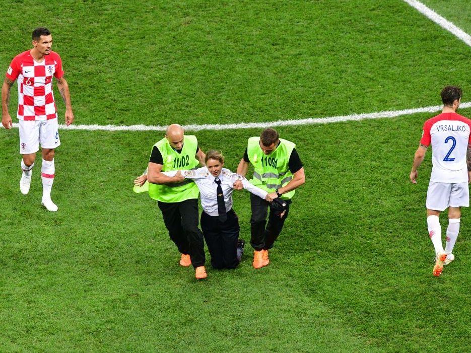 Pussy Riot Members Arrested For Rushing World Cup Field In Moscow
