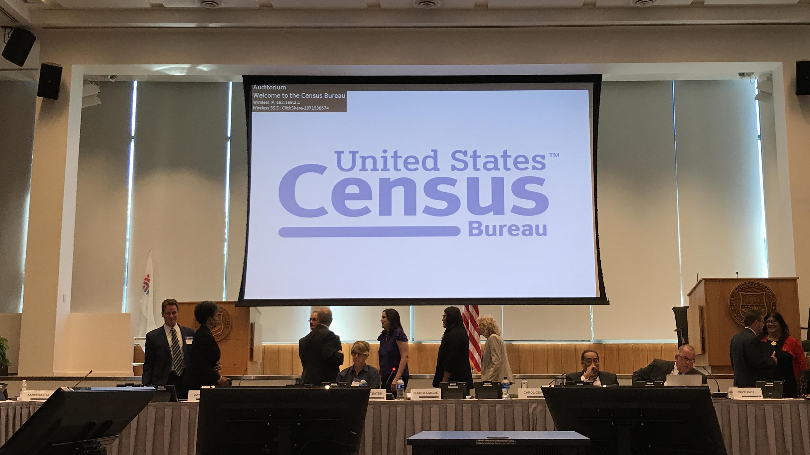 The U.S. Census Bureau holds a public meeting of the National Advisory Committee at the agency