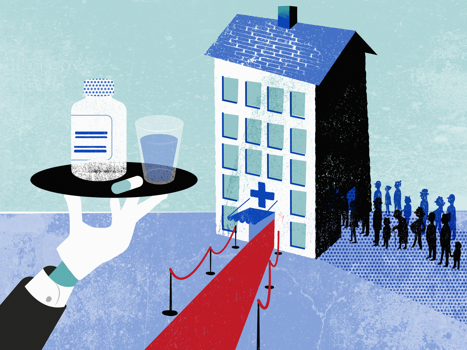 Proponents of hospital mergers say the change can help struggling nonprofit hospitals &quot;thrive,&quot; with an infusion of cash to invest in updated technology and top clinical staff. But research shows the price of care, especially for low-income patients, usually rises when a hospital joins a for-profit corporation. (Getty Images/Ikon Images)