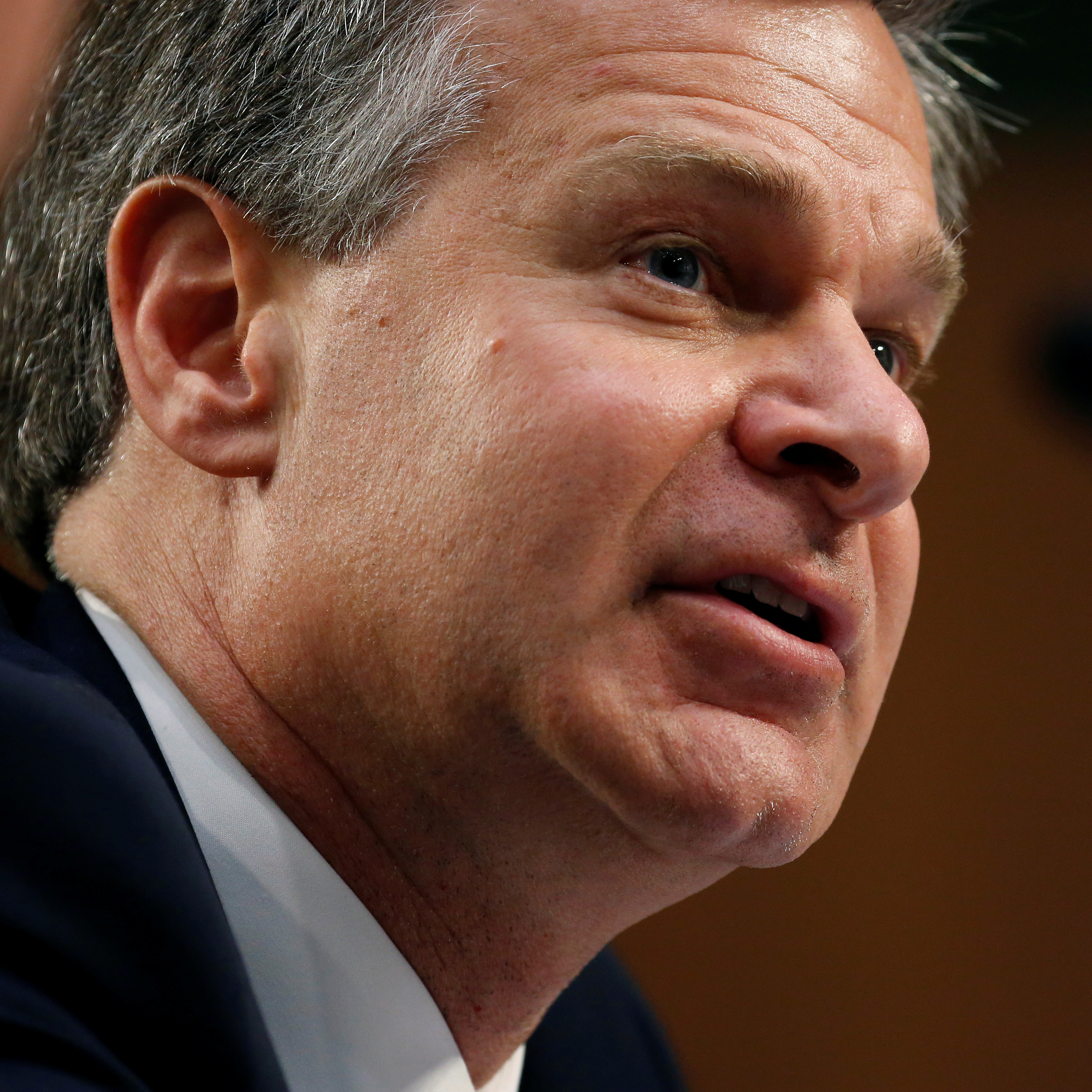 FBI Director Says Russia Still Seeking To Interfere In U.S. Democracy