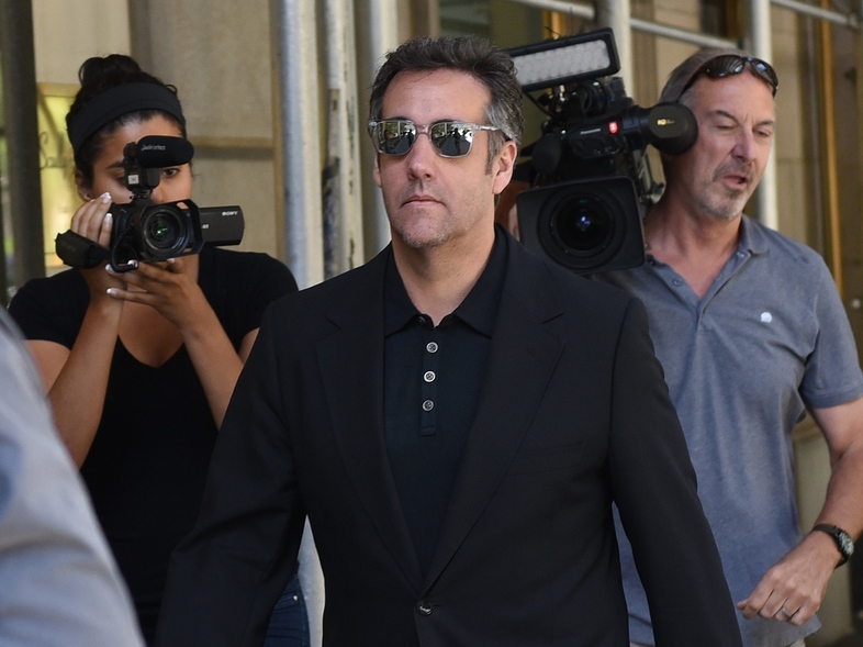 Michael Cohen, a longtime lawyer of President Trump, reportedly taped their conversation about payments to Karen McDougal. The former Playboy model hoped to publish an account of her alleged affair with Trump. (Timothy A. Clary/AFP/Getty Images)