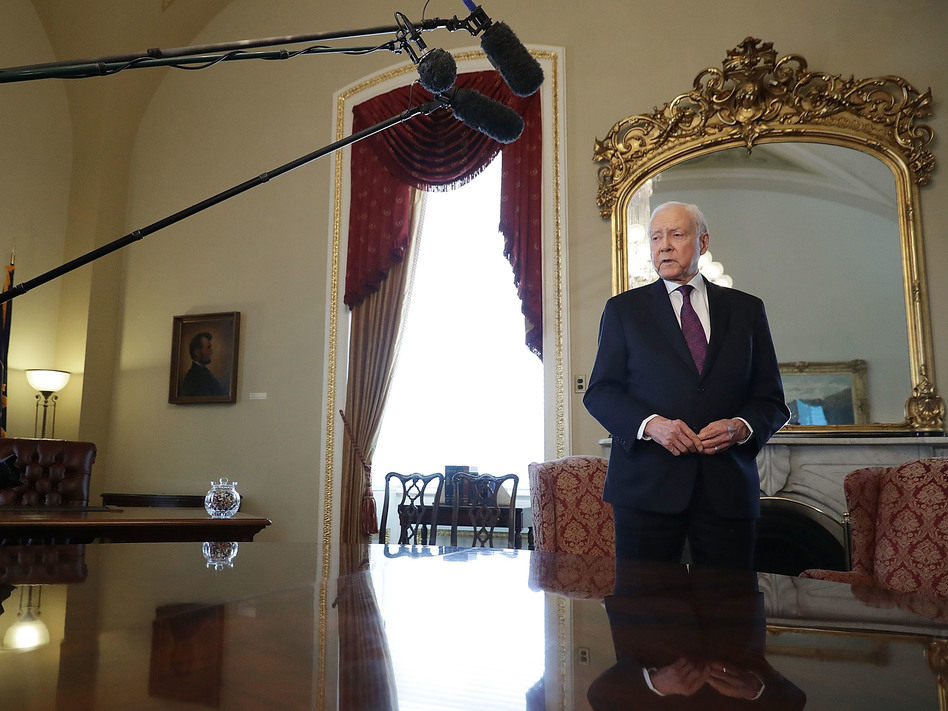 Sen. Orrin Hatch's social media team offered many examples of "proof of life" on Monday night. (Chip Somodevilla/Getty Images)