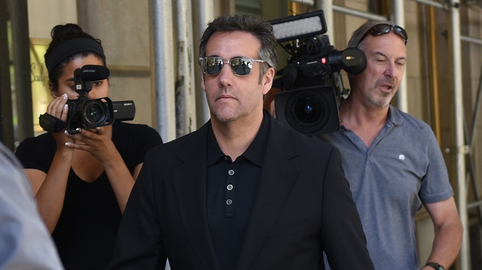 President Trump's former lawyer Michael Cohen, seen in June, released a tape of what seems to be then-candidate Trump and him discussing payments to a former Playboy model. (Timothy A. Clary/AFP/Getty Images)