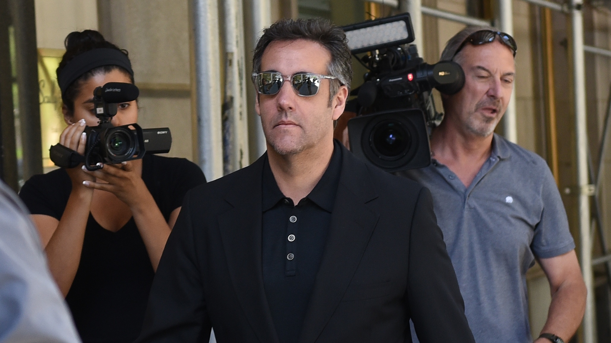 President Trump's former lawyer Michael Cohen, seen in June,  released a tape of what seems to be then-candidate Trump and him discussing payments to a former Playboy model. (AFP/Getty Images)