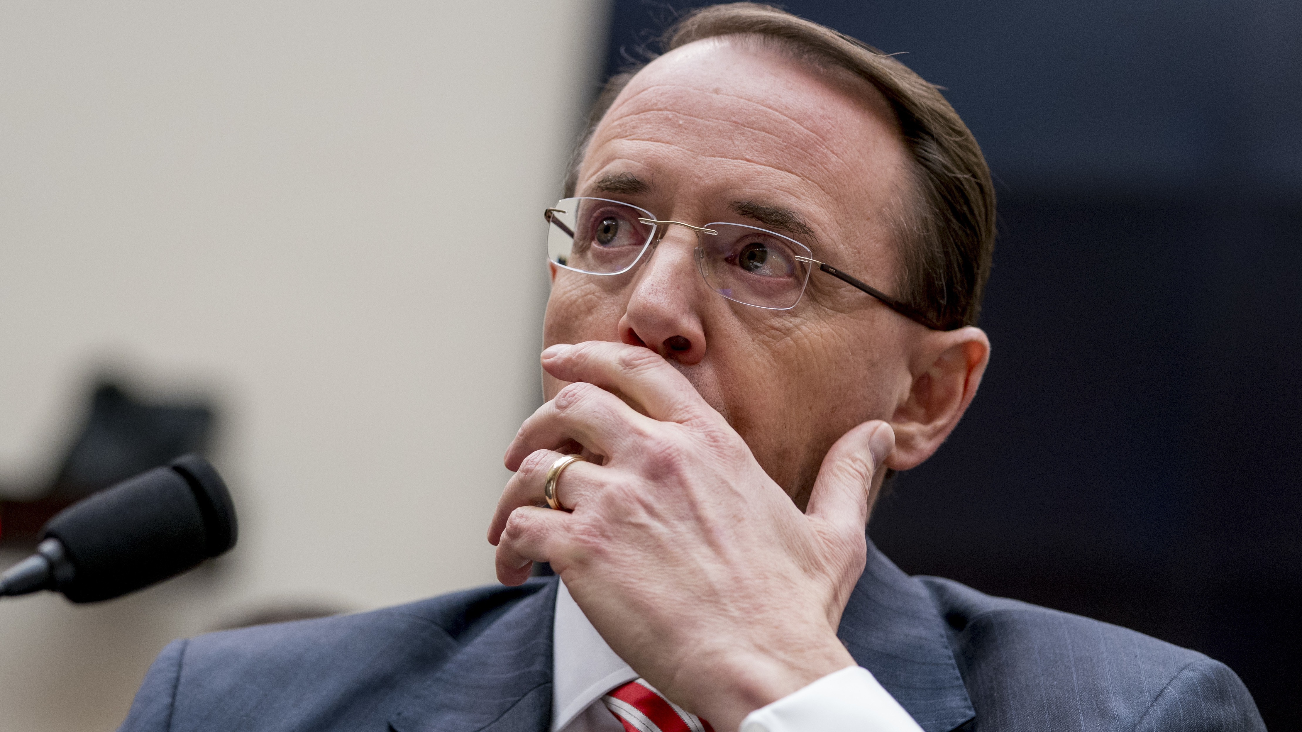 Deputy Attorney General Rod Rosenstein looks likely to keep his job, though he will also likely continue to endure political attacks from supporters of President Trump. (AP)