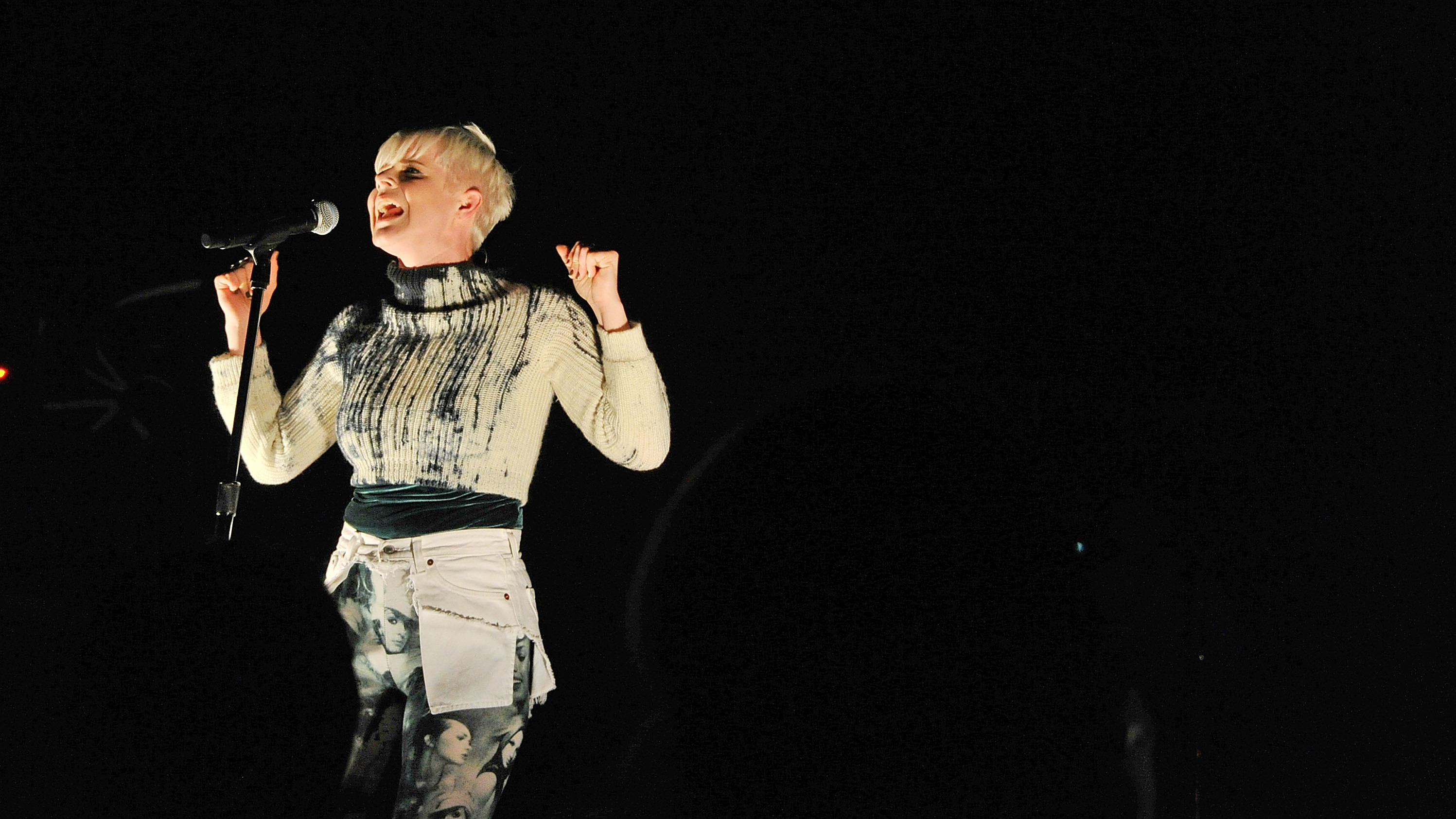 Robyn performs at Radio City Music Hall in New York City on February 5, 2011. (Getty Images)