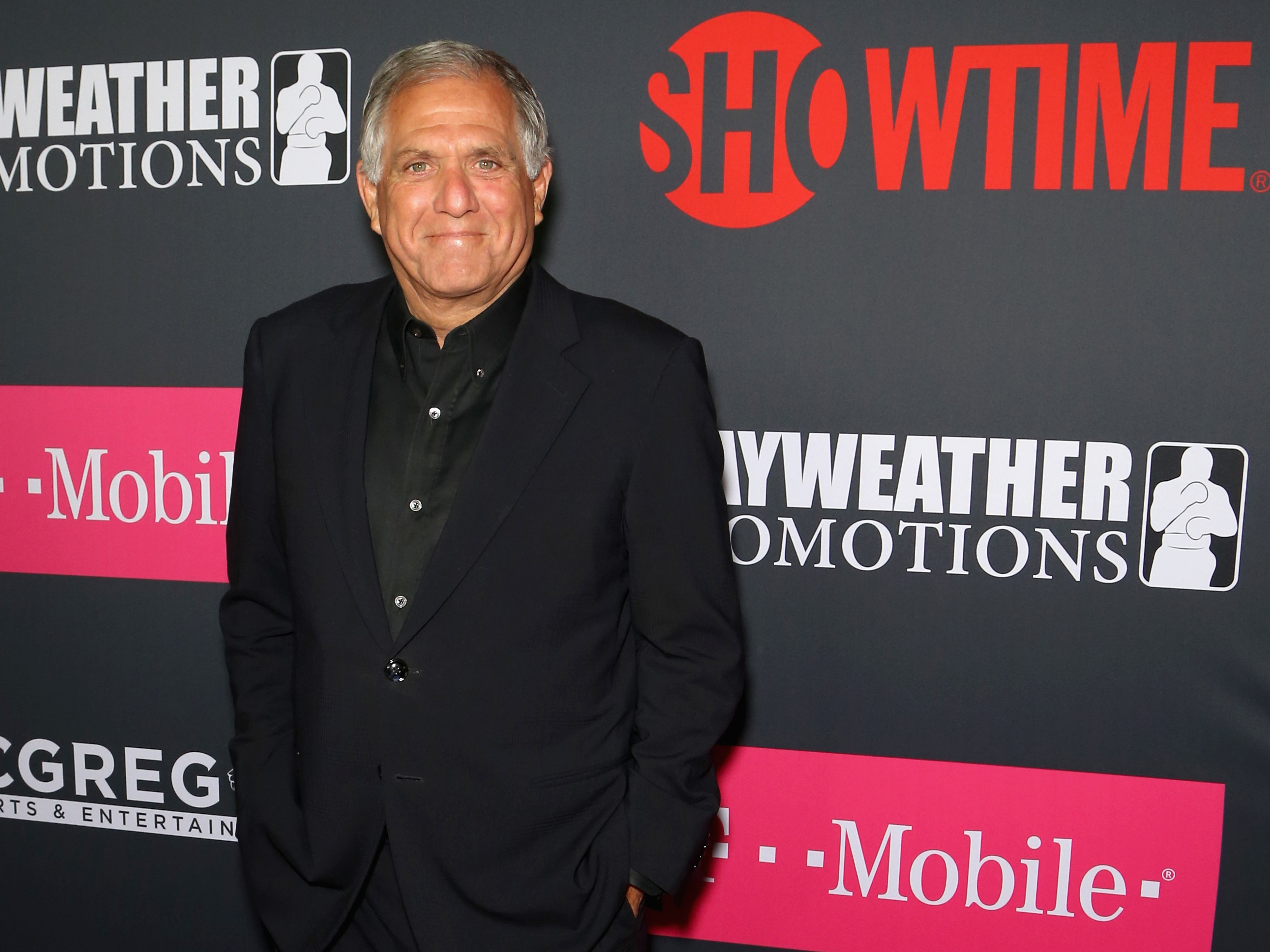 CBS CEO and Chairman Leslie Moonves arrives arrives at a promotional boxing aprty in August 2017. The 68-year-old has been accused by six women of sexual assault and harassment. (Getty Images for Showtime)