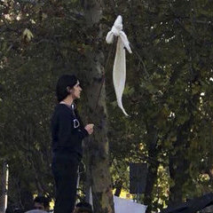 In Iran Protests, Women Stand Up, Lift Their Hijab, For Their Rights