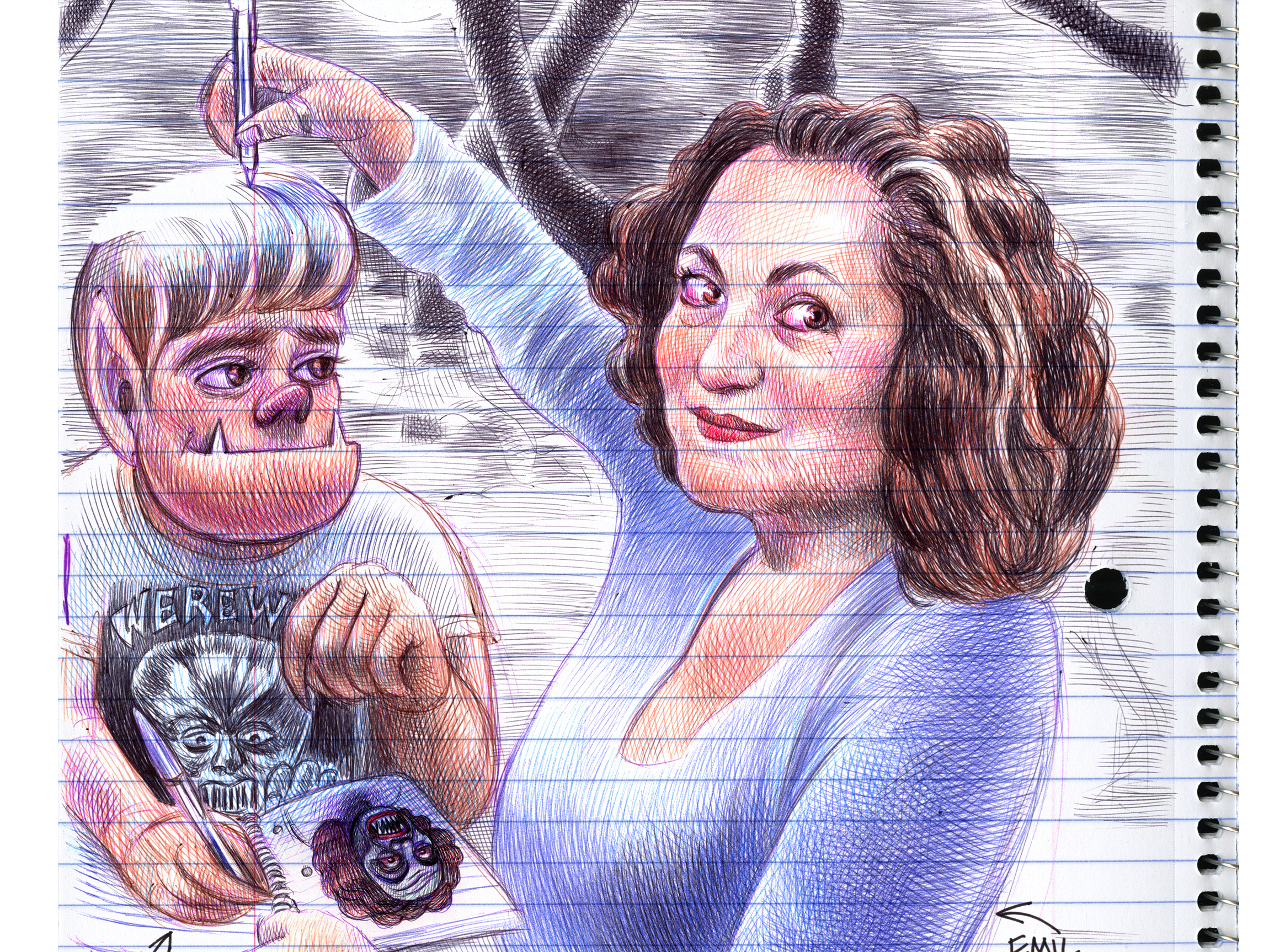 'Every full moon we can howl at is a victory,' says Emil Ferris