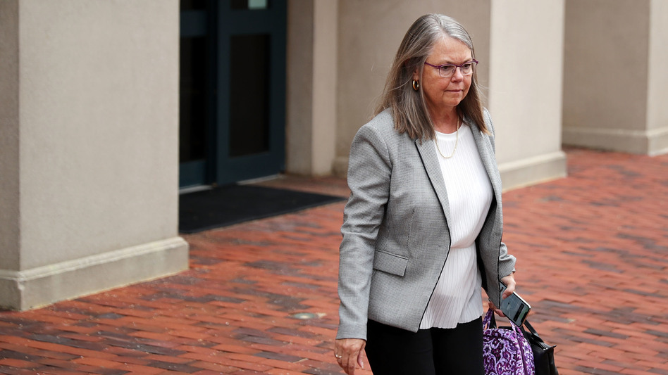 Accountant Cindy Laporta leaves the Justin W. Williams U.S. Attorney's Building at the conclusion of the fourth day of former Trump campaign chairman Paul Manafort's trial Friday in Alexandria, Va. (Chip Somodevilla/Getty Images)