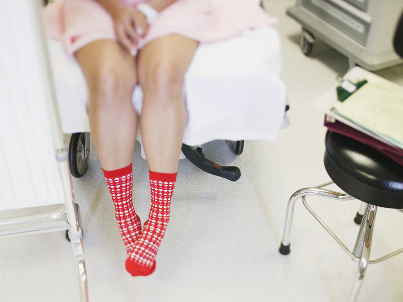 vaginal examination with vaginal atrophy Vaginal examination with vaginal atrophy