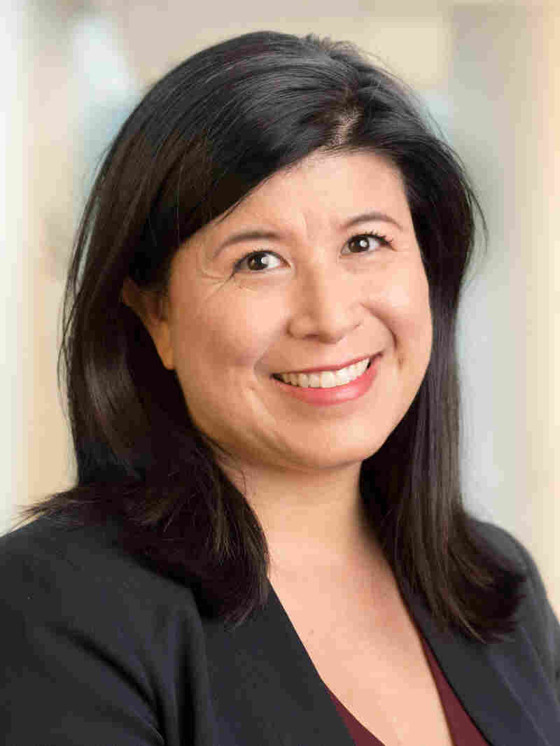 Sara Goo at NPR headquarters in Washington, D.C., May 22, 2018. (photo by Allison Shelley)