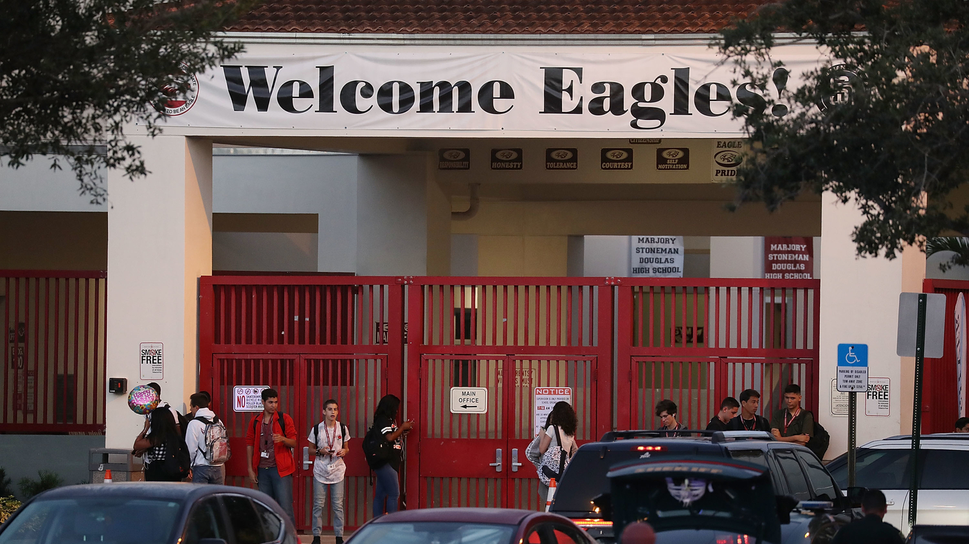 1st Day Of School At Marjory Stoneman Douglas High, 6 Months After Mass