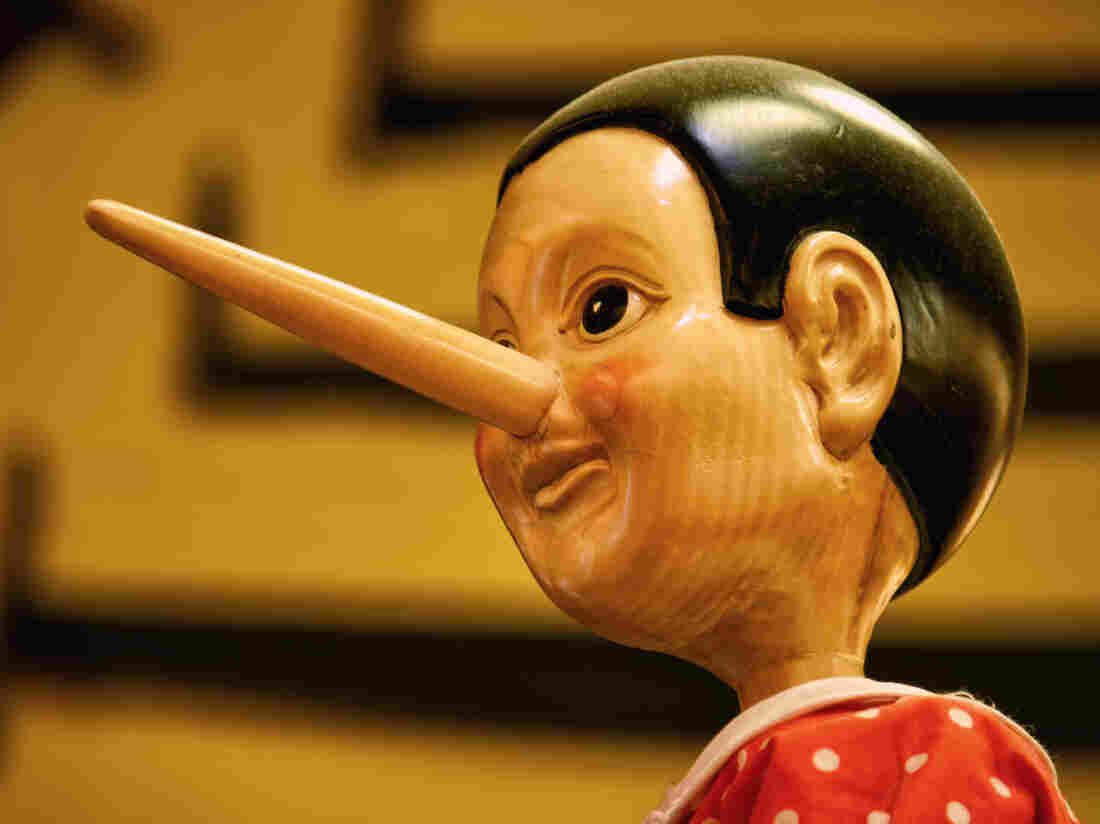 Florence, Italy, Europe 01 July, 2011 The long nose of a liar pinocchio