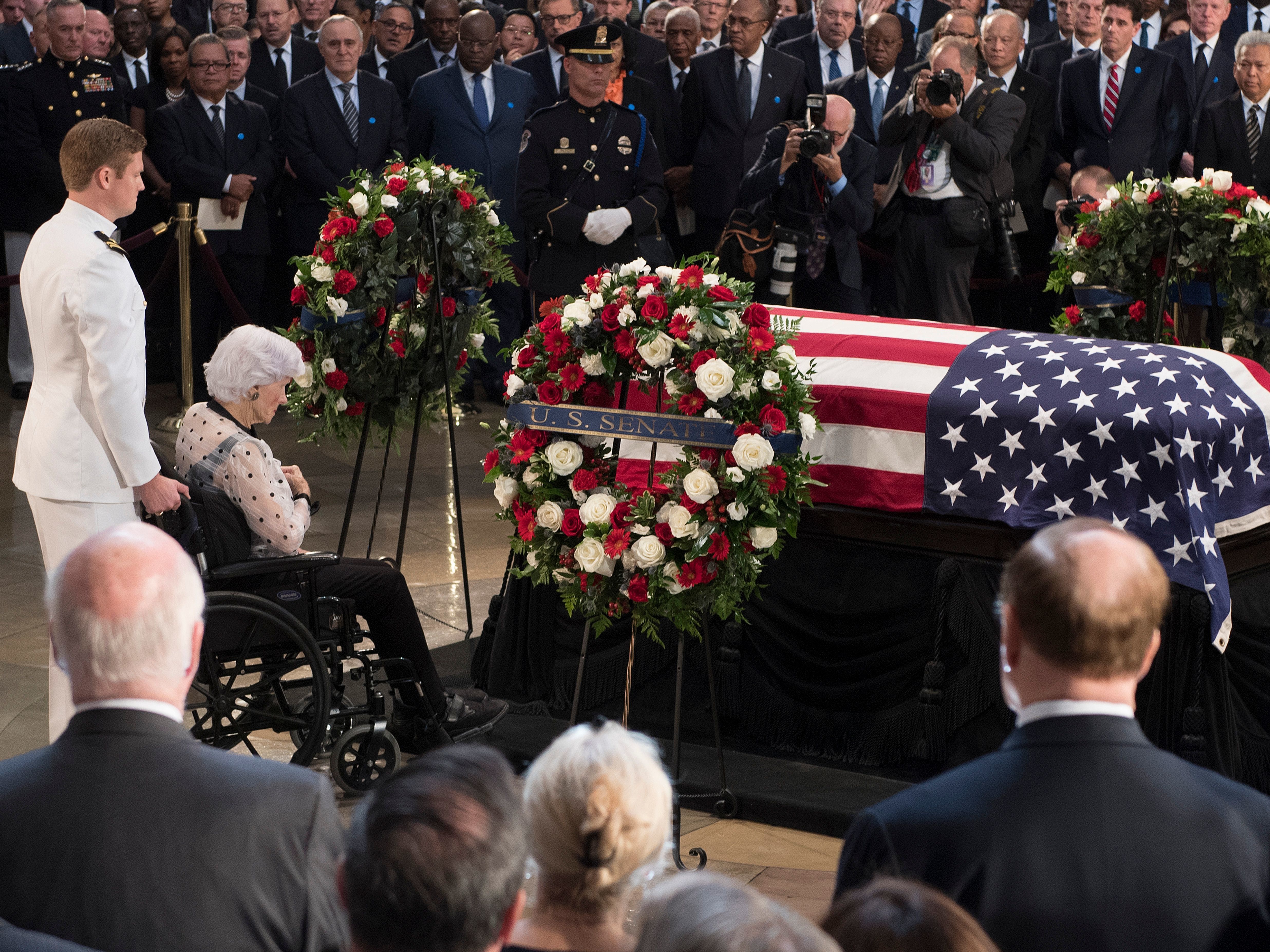 John McCain Honored As A Principled Politician, Beloved Father At Washington Funeral