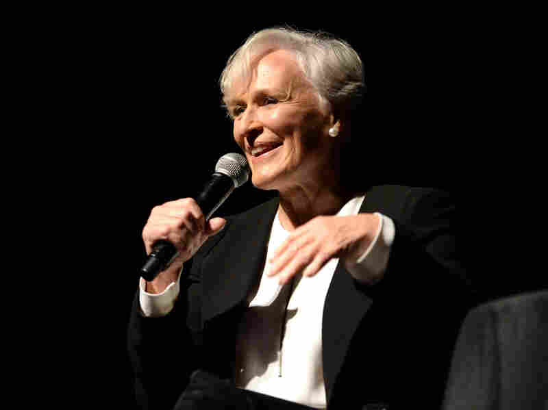 Glenn Close speaks onstage during The 2017 New Yorker Festival in New York City.