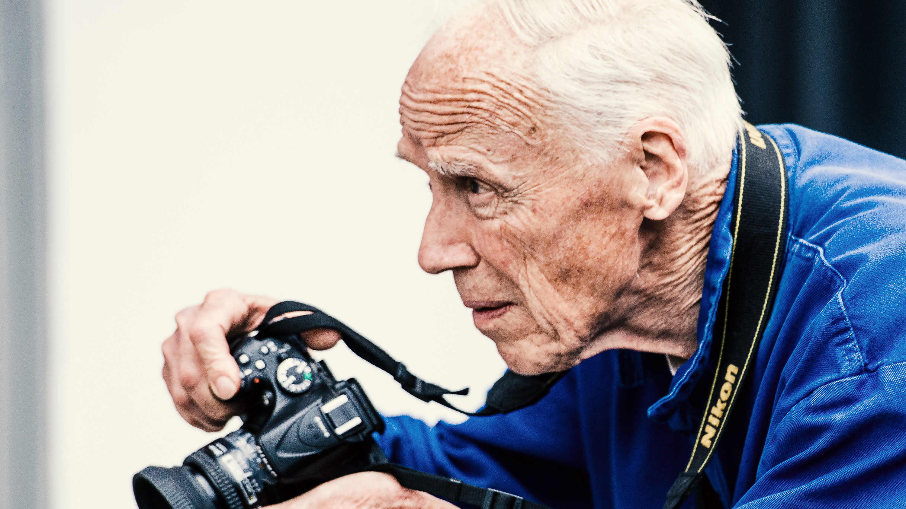 Photographer Bill Cunningham outside Skylight Clarkson Sq during New York Fashion Week on July 15, 2015 in New York City.