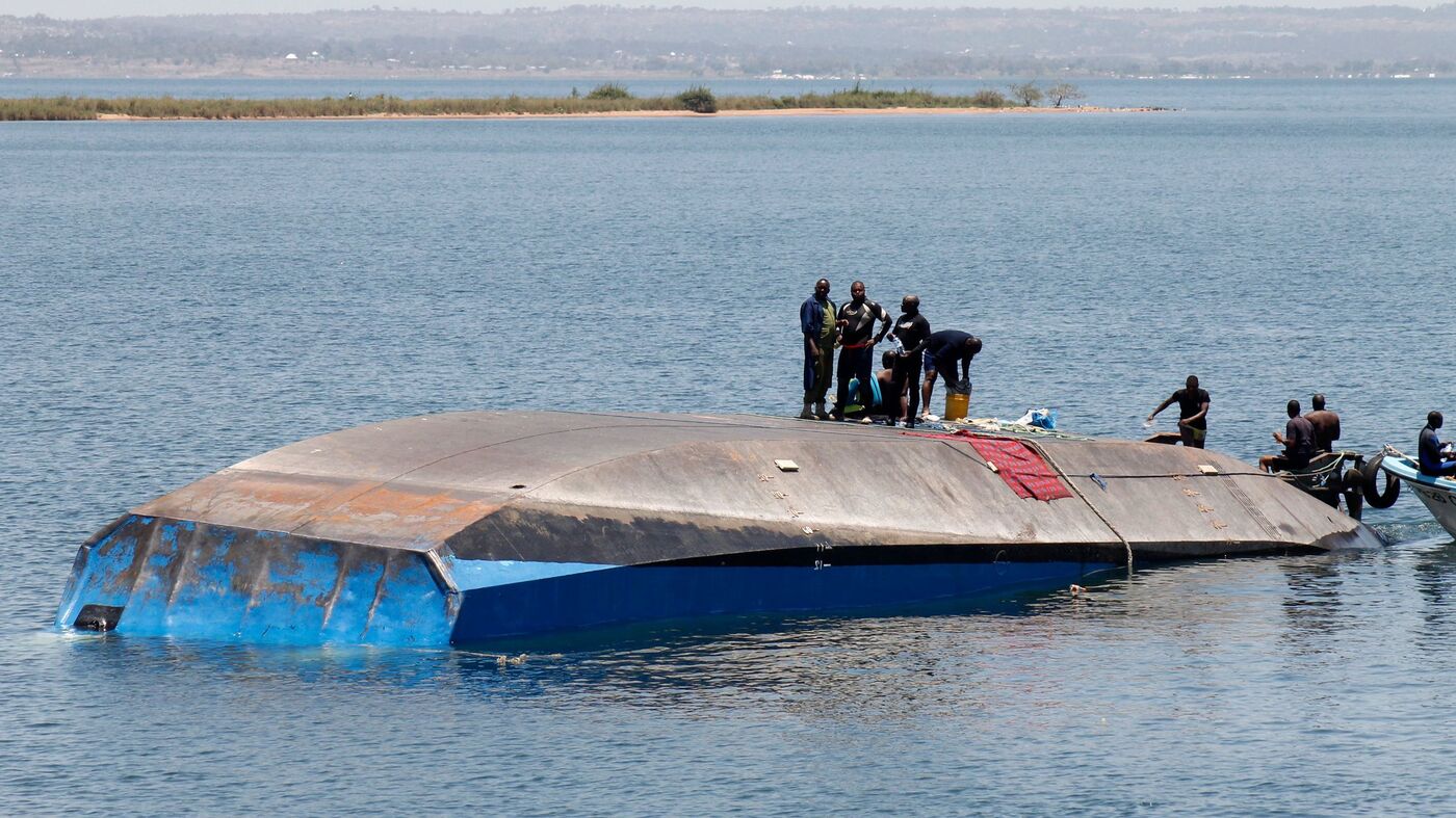 Survivor Rescued From Inside Capsized Tanzanian Ferry : NPR