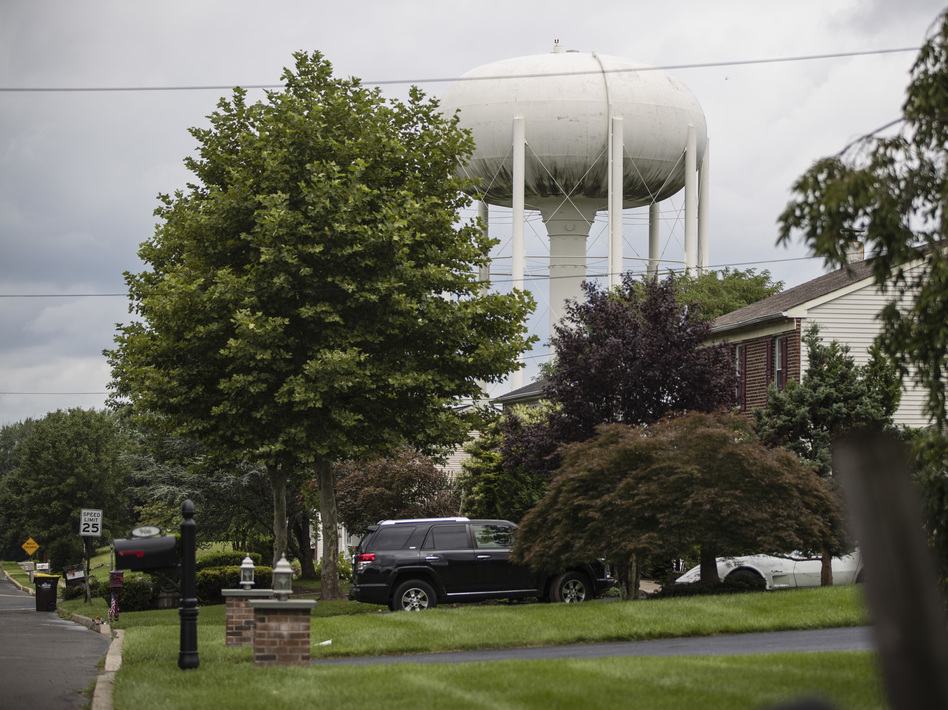 Horsham, Pa., is one of many towns around the country grappling with potentially harmful chemicals in its water. They're known as PFAS, and they're linked to cancer and other illnesses. (Matt Rourke/AP)