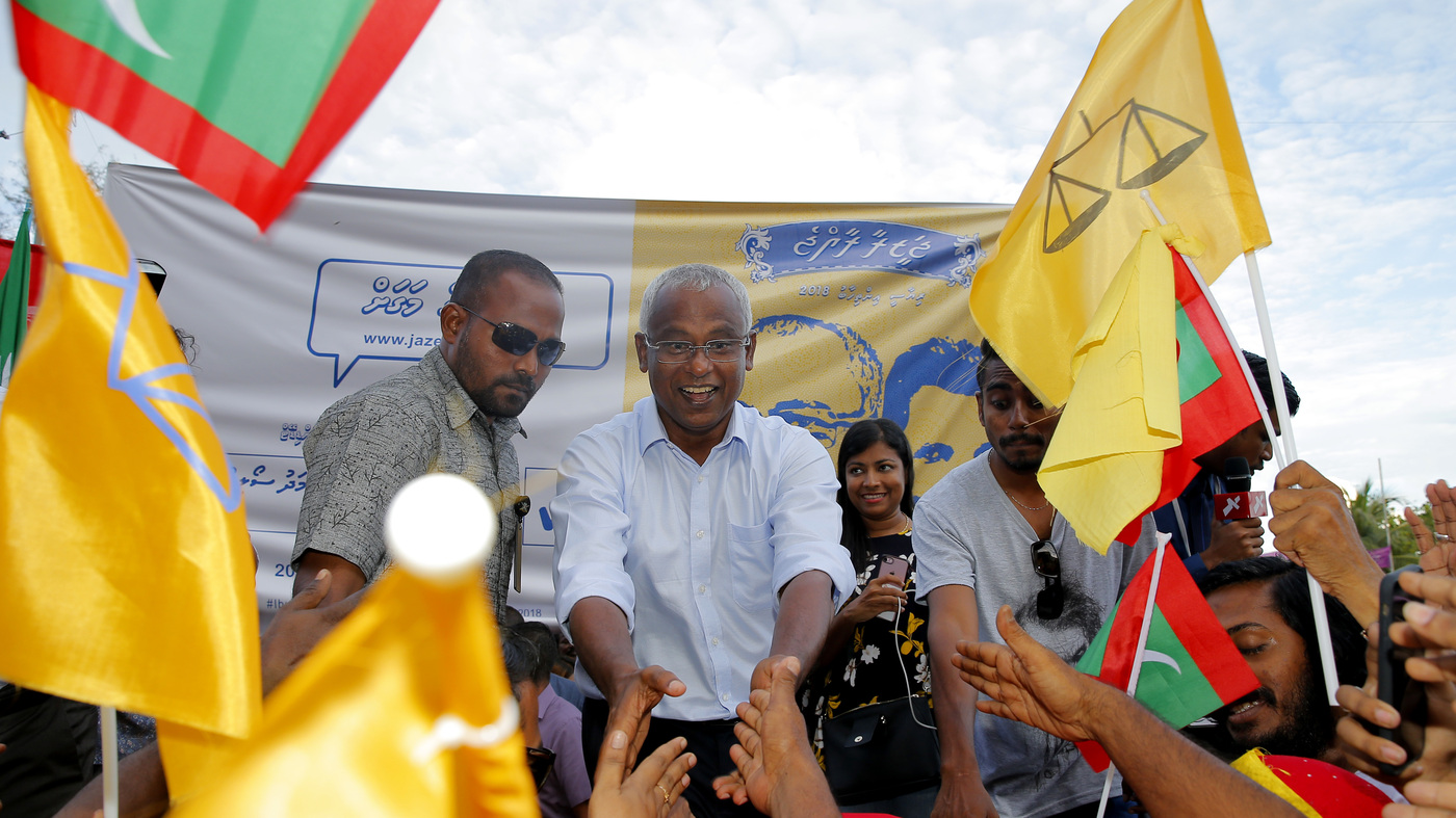 Surprise Victory Of Opposition In Maldives Elections, A Referendum On Democracy : NPR