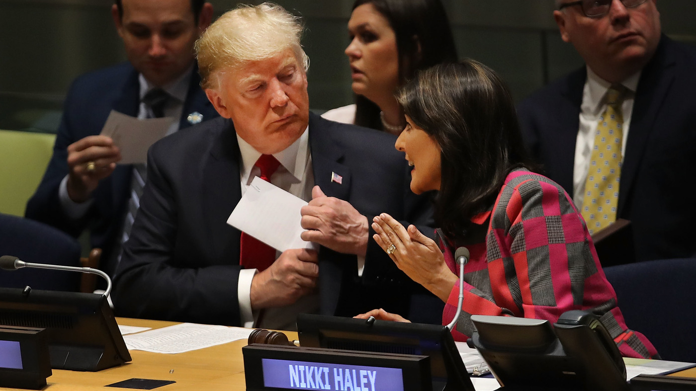 In UN Speech, President Trump To Talk Up Progress With North Korea, Slam Iran : NPR