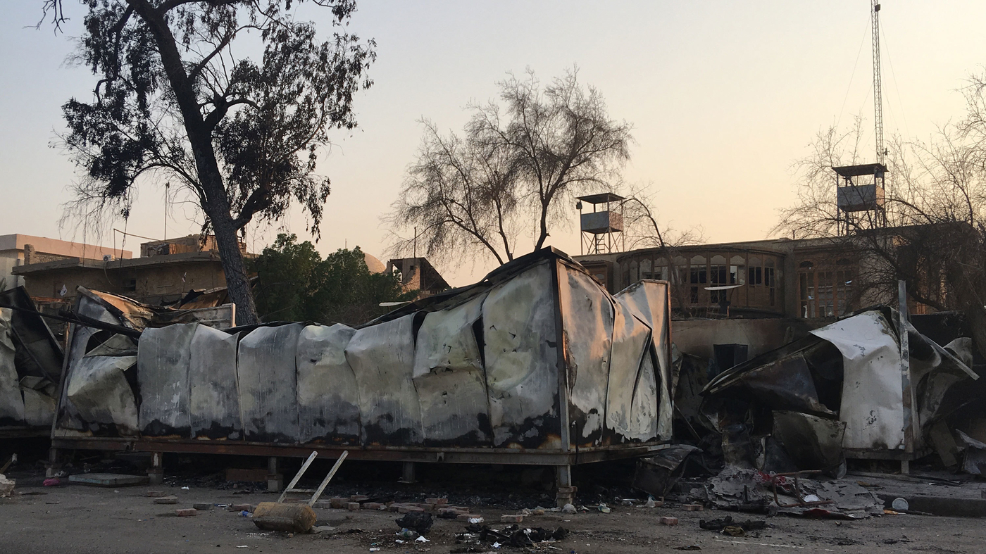 Months Of Protests Roil Iraq's Oil Capital Basra : NPR