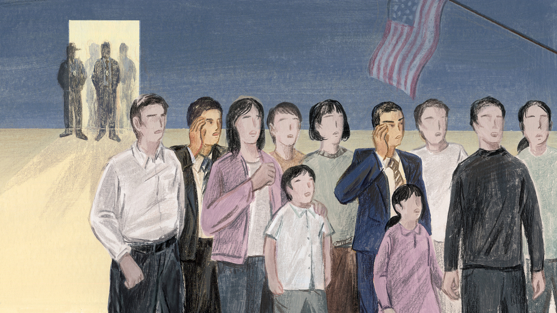 NPR's Planet Money has learned that more than 13,500 immigrants, mostly Chinese, who were granted asylum status years ago by the U.S. government are now facing possible deportation. During a 2012 probe, prosecutors in New York rounded up 30 immigration lawyers, paralegals, and interpreters who had helped Chinese immigrants fraudulently obtain asylum.