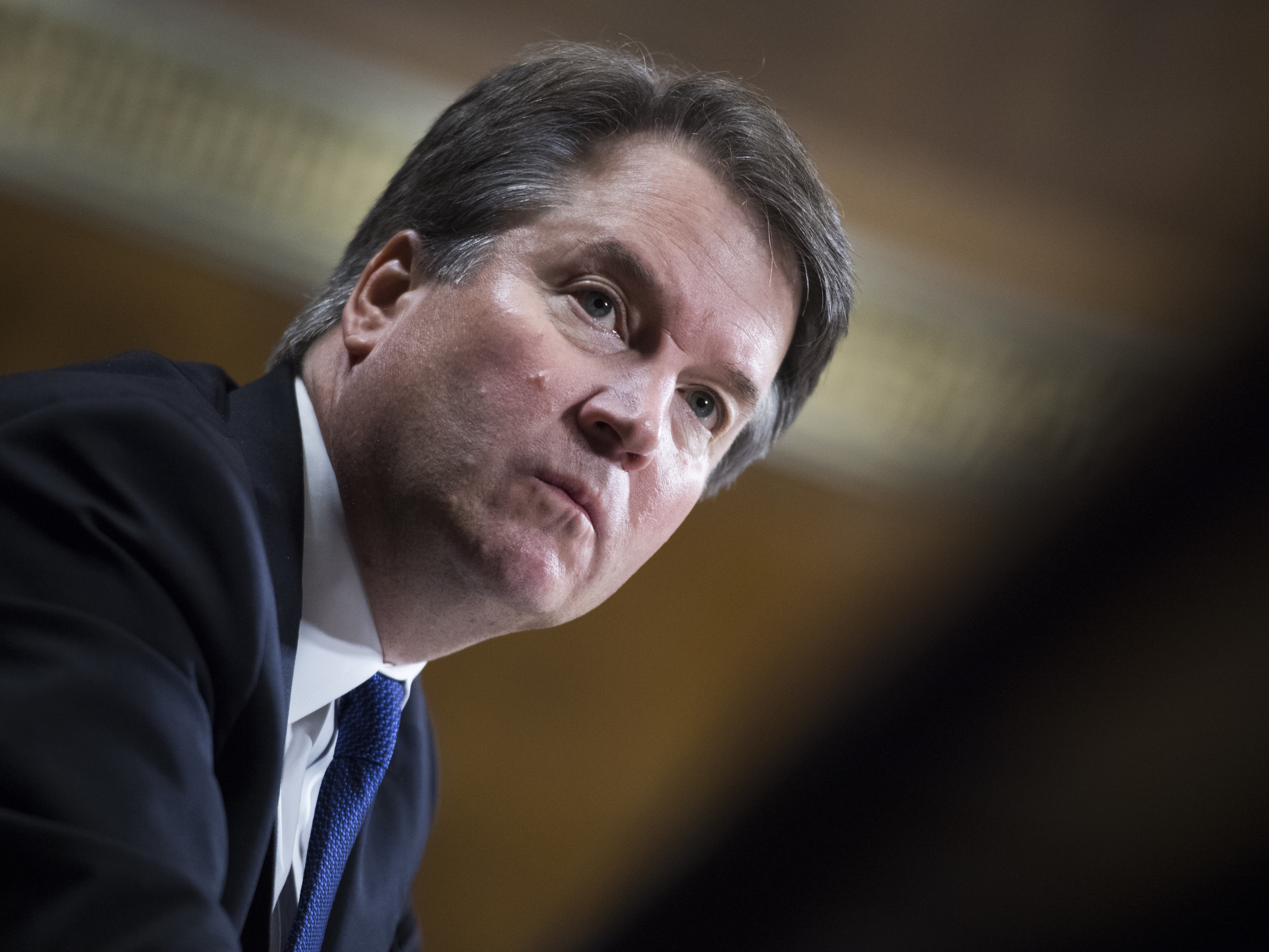 Supreme Court nominee Brett Kavanaugh testifies before the Senate Judiciary Committee on Thursday.
