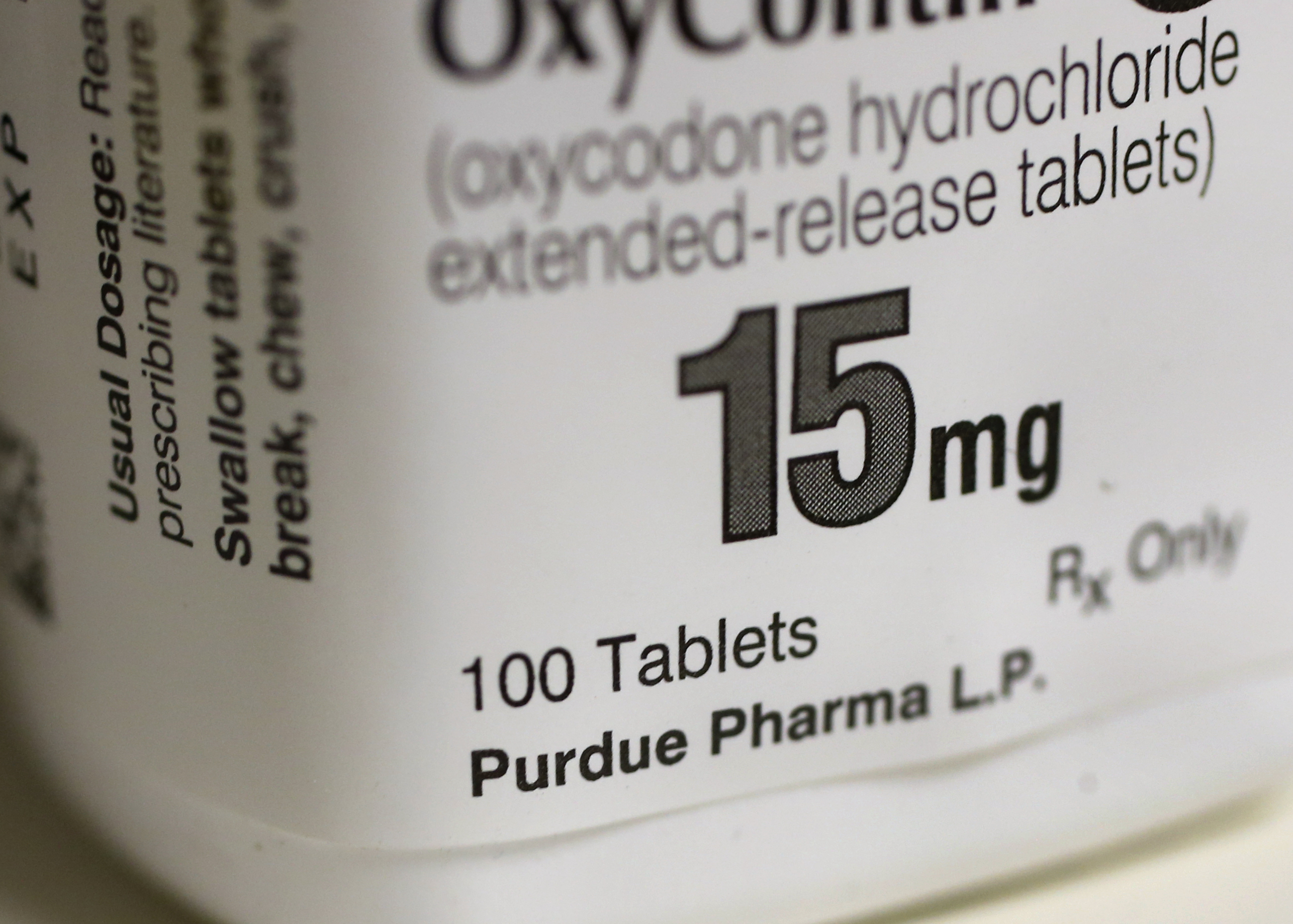 Purdue Pharma, maker of the opioid OxyContin, has a subsidiary that won a patent for a treatment for opioid addiction. (Bloomberg via Getty Images)