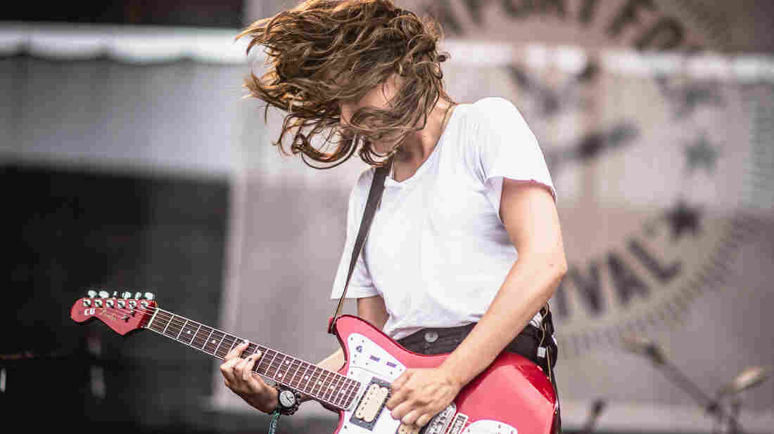 Courtney Barnett at Newport Folk Festival 2018.