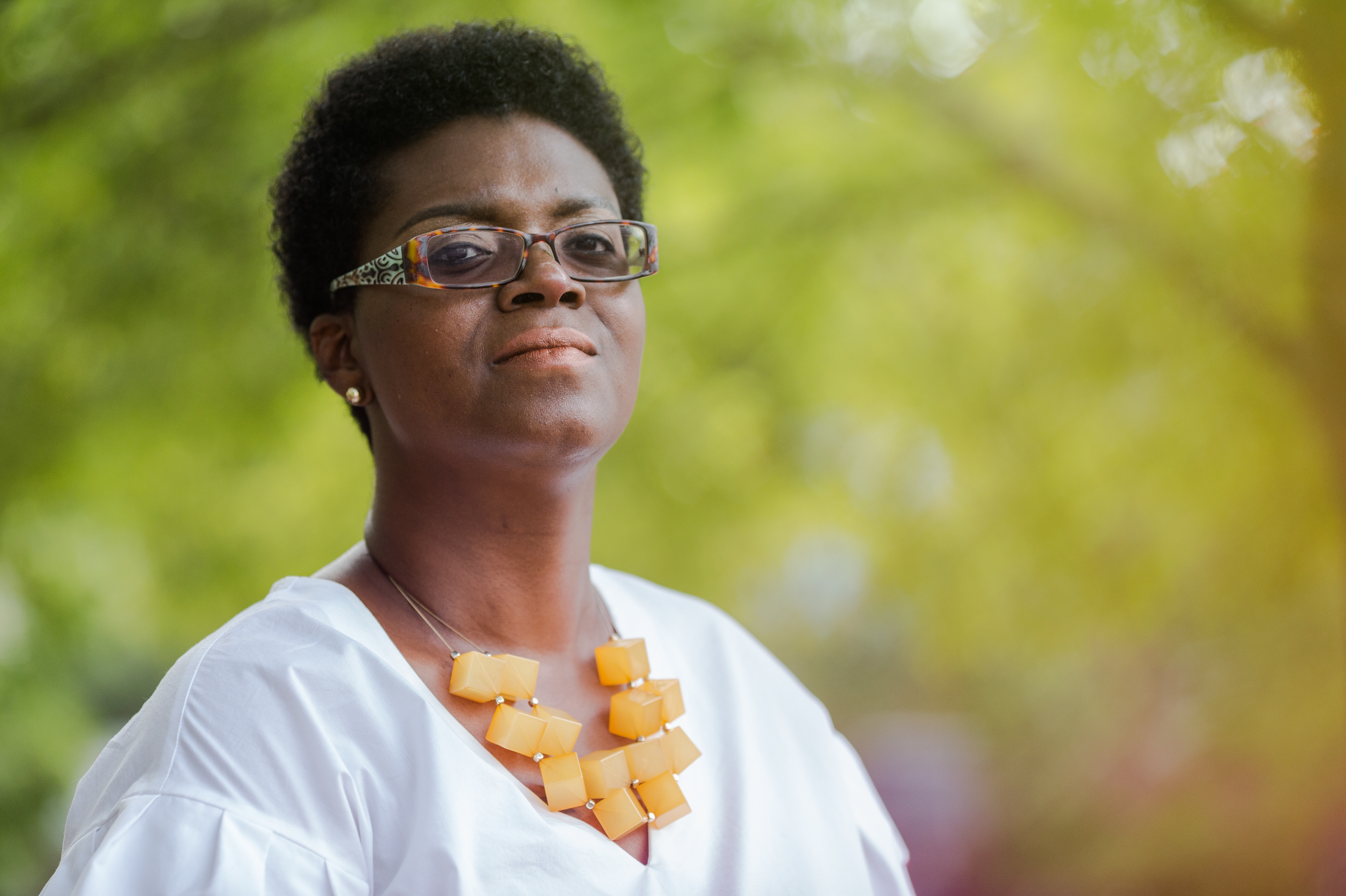 As a counselor, Niasha Fray saw firsthand the obstacles black women face in breast cancer treatment. She's now program director of the Duke Center for Community and Population Health Improvement. (Justin Cook for NPR)