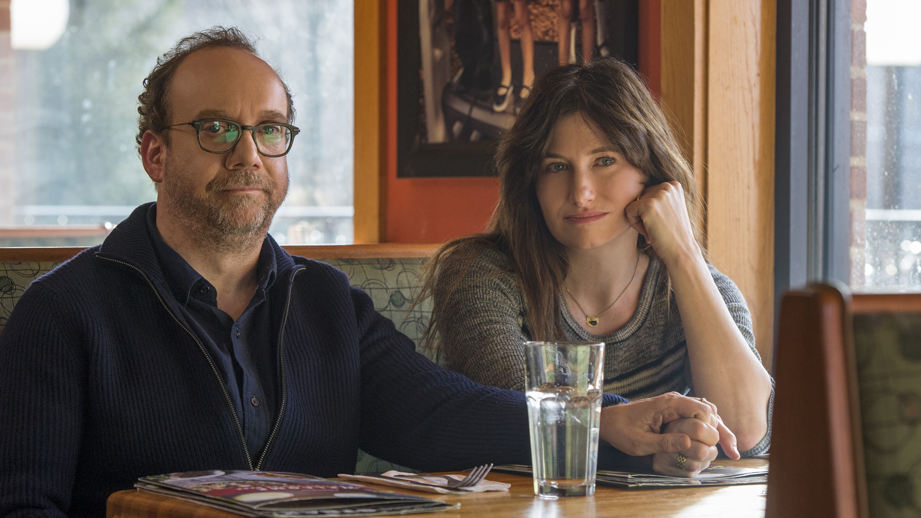 Paul Giamatti and Kathryn Hahn play a couple who are desperate to have a child in the Netflix film Private Life.