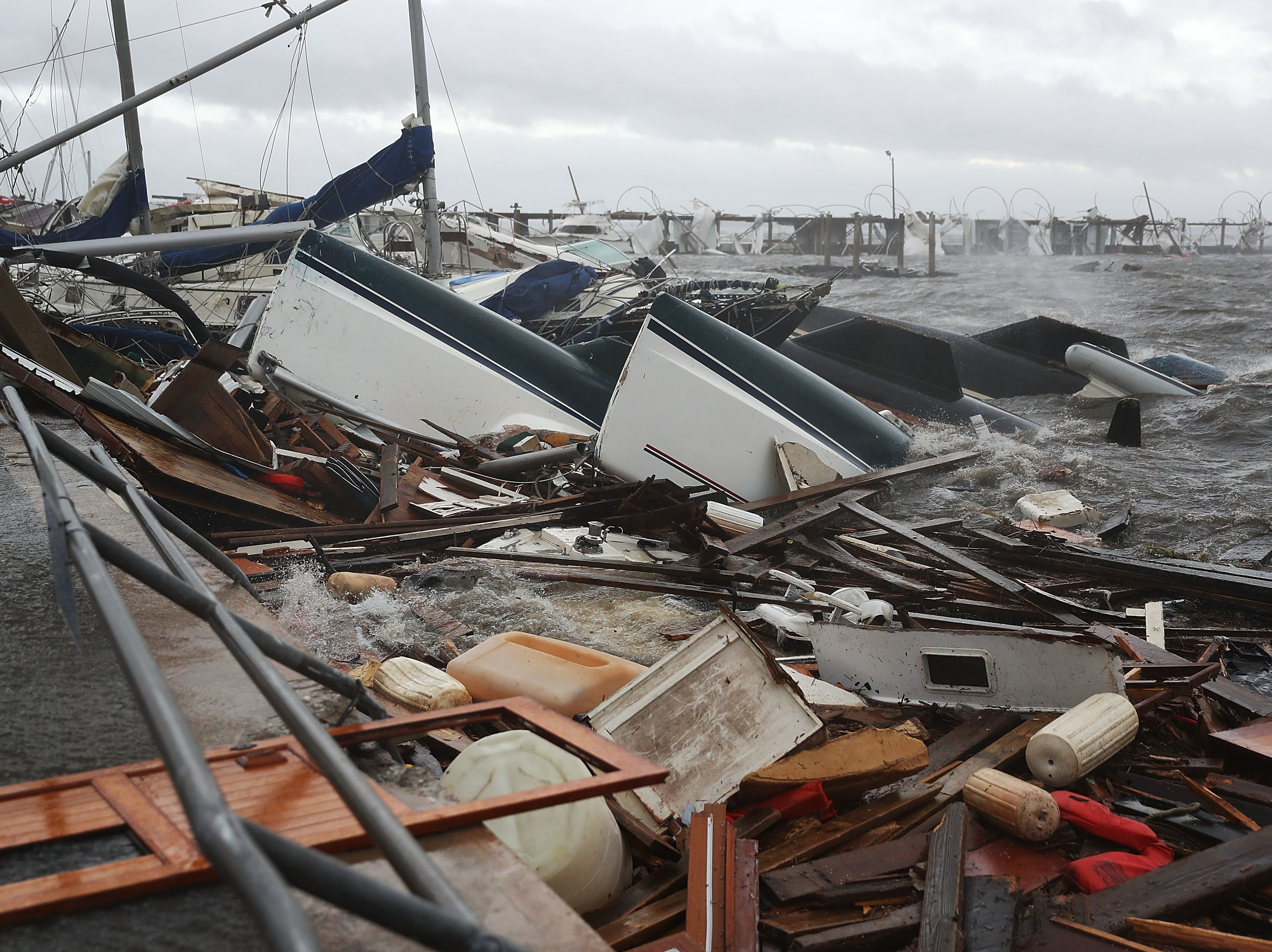 After Hurricane Michael Carved Through Florida Panhandle ...