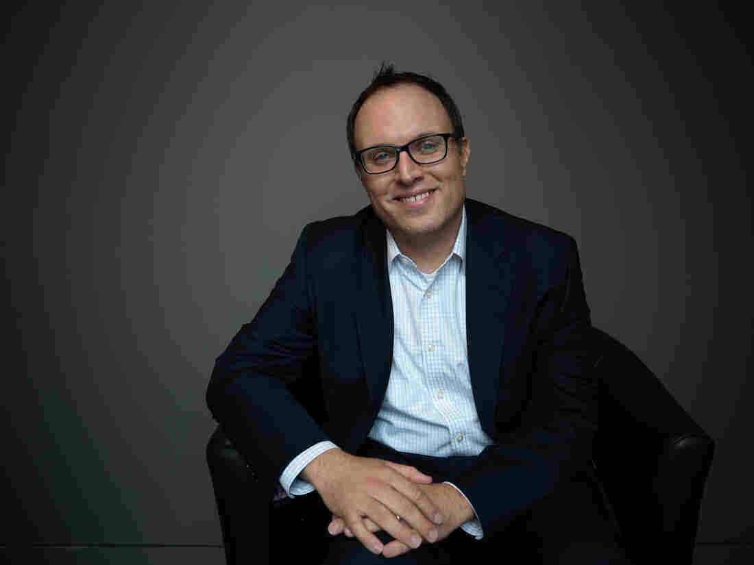 Seth Frotman, former Ombudsman at the Consumer Financial Protection Bureau, poses for a portrait at NPR headquarters in Septembe