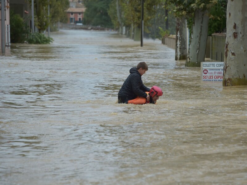 Image result for Flash floods in southern France kill at least 10 people