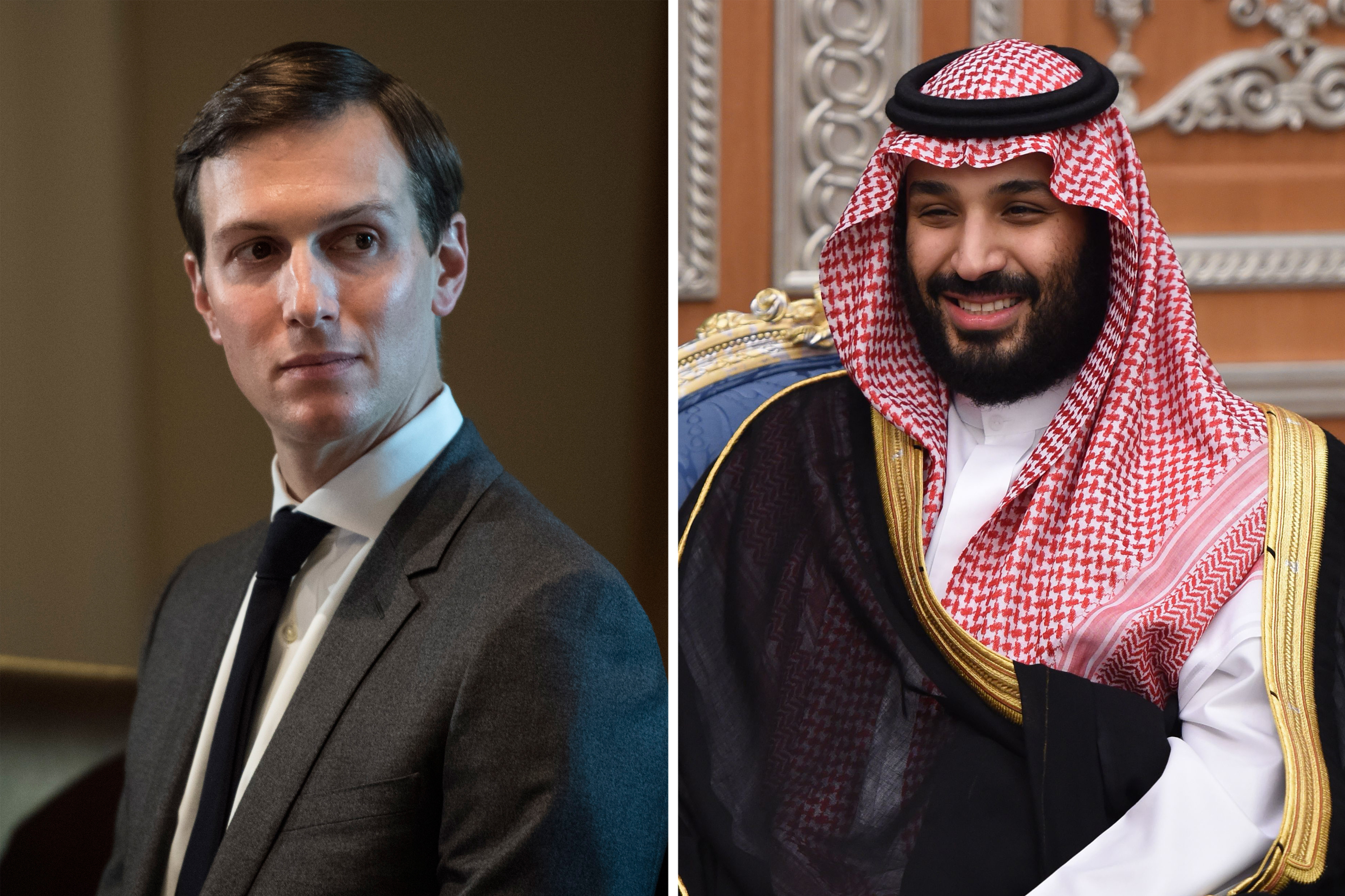 White House senior adviser Jared Kushner and Saudi Crown Prince Mohammed bin Salman have reportedly forged close ties focused on the Middle East peace process. (Getty Images)