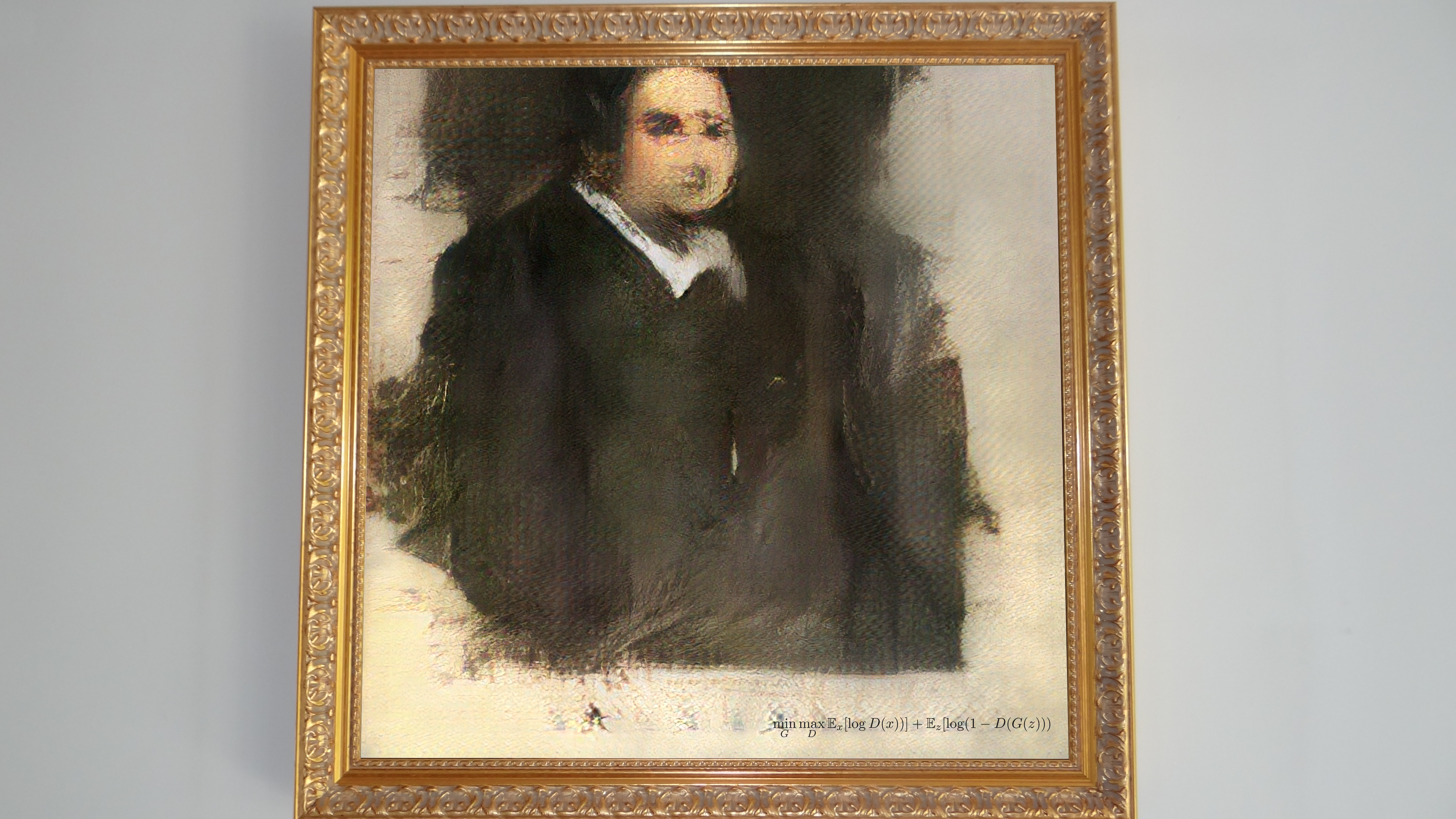 Edmond de Belamy, created using artificial intelligence, will be auctioned at Christie