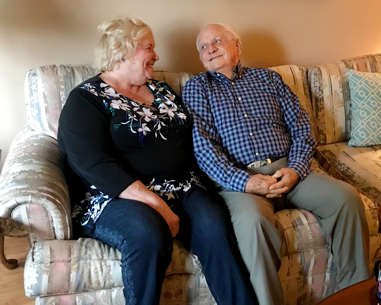 Carol and Lloyd Bates in Denver, Colo. "I understood very well the dangers of having a gun in the house and what it could lead to," says Lloyd. So, after his dementia diagnosis, they locked away his Colt .45-caliber revolver.