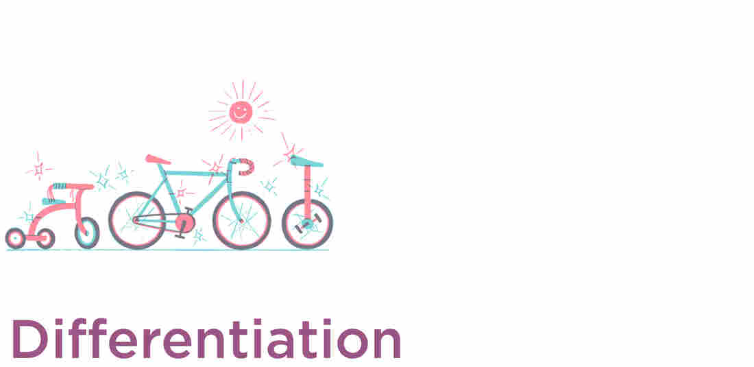 Differentiation. (Illustration by Drew Lytle for NPR.)