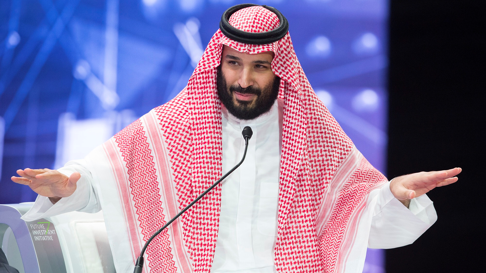 Saudi Crown Prince Mohammed bin Salman said Saudi Arabia is cooperating with Turkey to investigate the Jamal Khashoggi killing, &quot;to present the perpetrators to the court.&quot; (/Courtesy of Saudi Royal Court / Reuters)