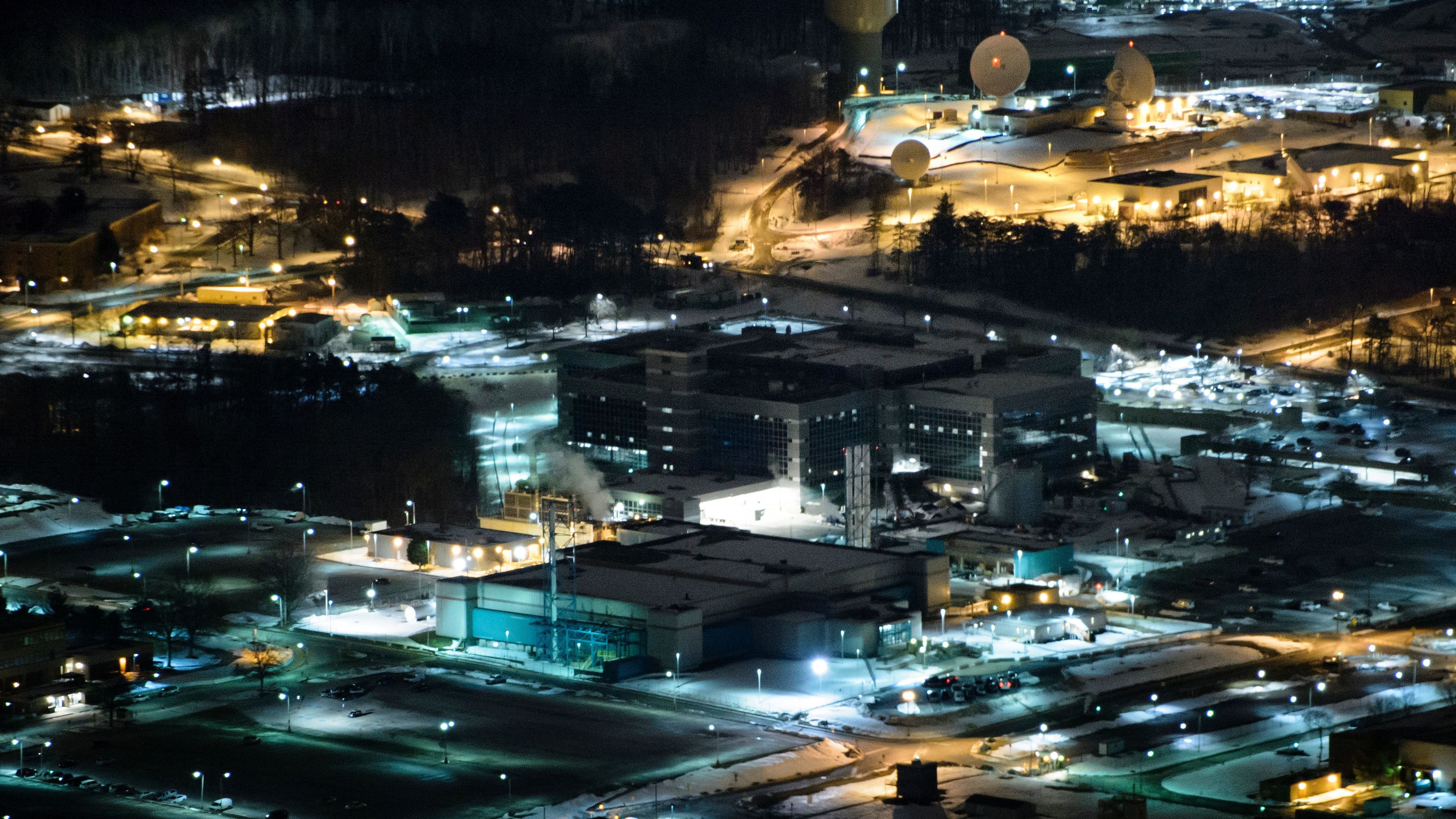 A helicopter view of the National Security Agency in Fort Meade, Md., in 2016.