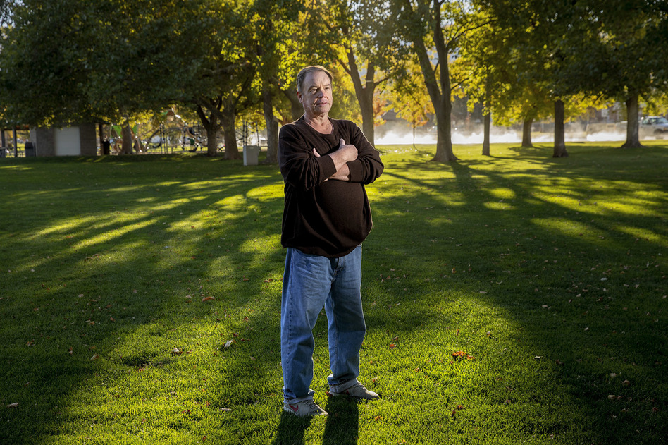 Grant Burningham, who lives in Bountiful, Utah, worked to get a referendum on Medicaid expansion on the Utah ballot in November. (Kim Raff for NPR)