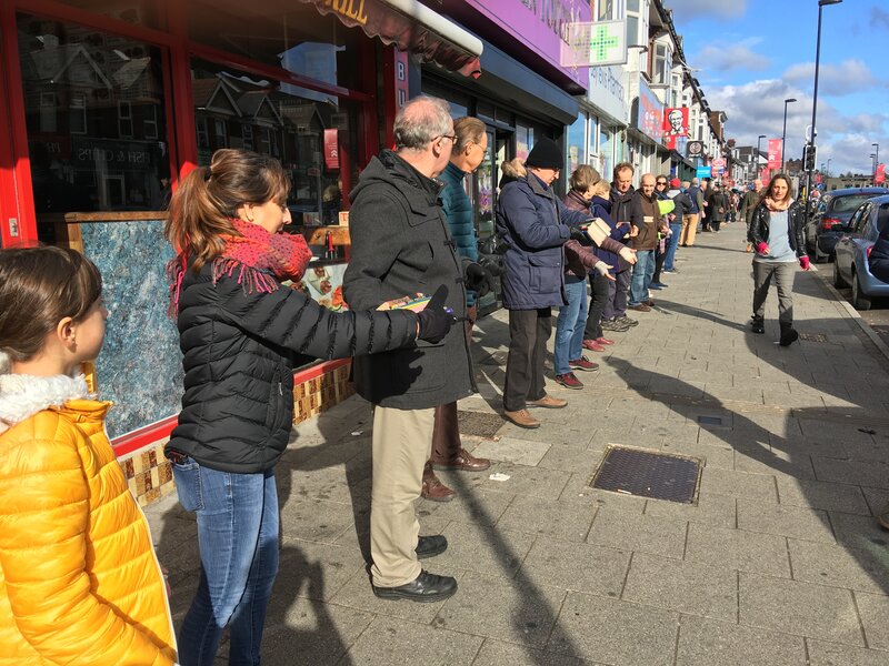 How Do You Move A Bookstore? With A Human Chain, Book By Book by Laurel Wamsley for npr