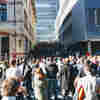 Google employees parade to protest the treatment of women by society